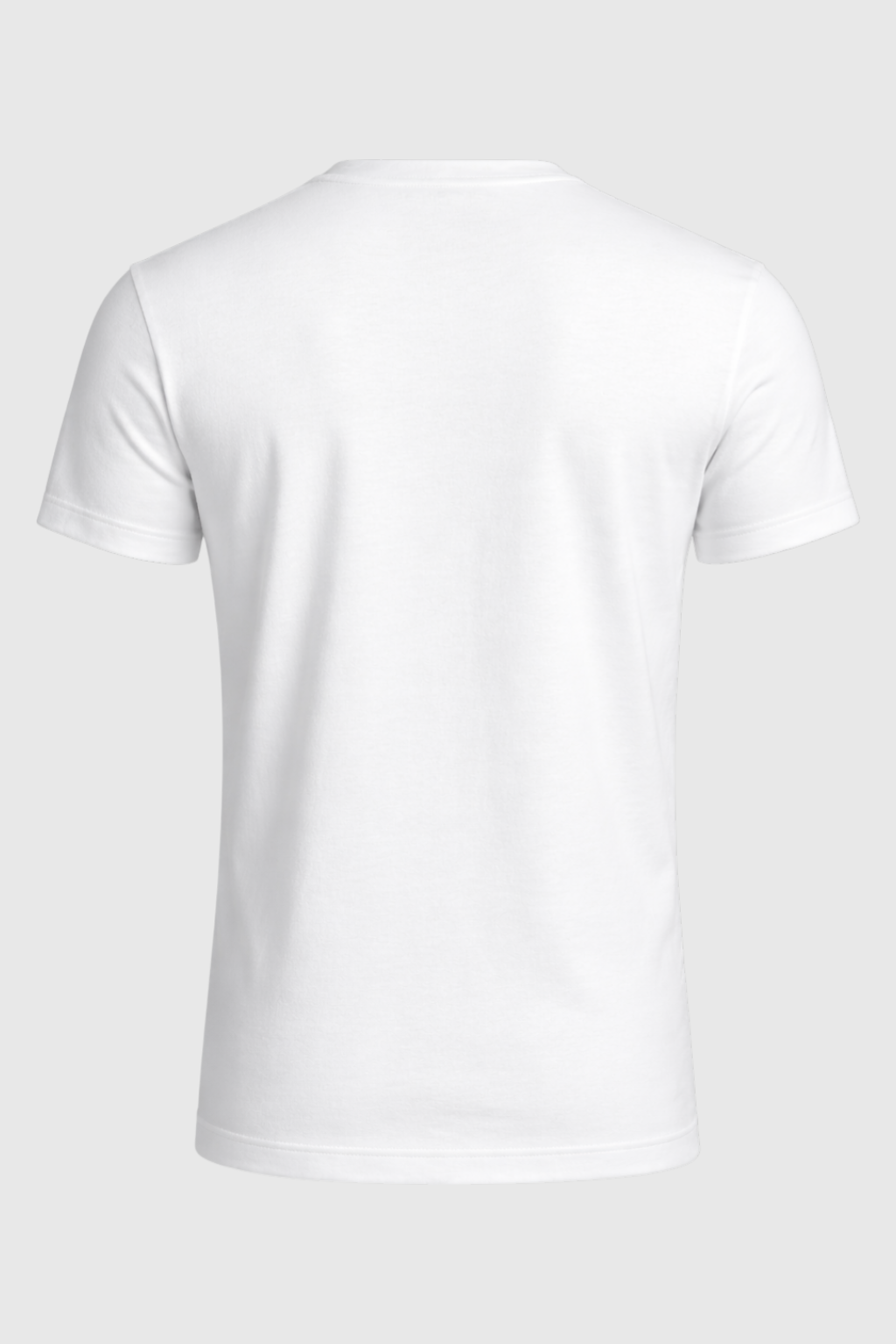 White Slim Fit T-shirt for Men in Soft Cotton