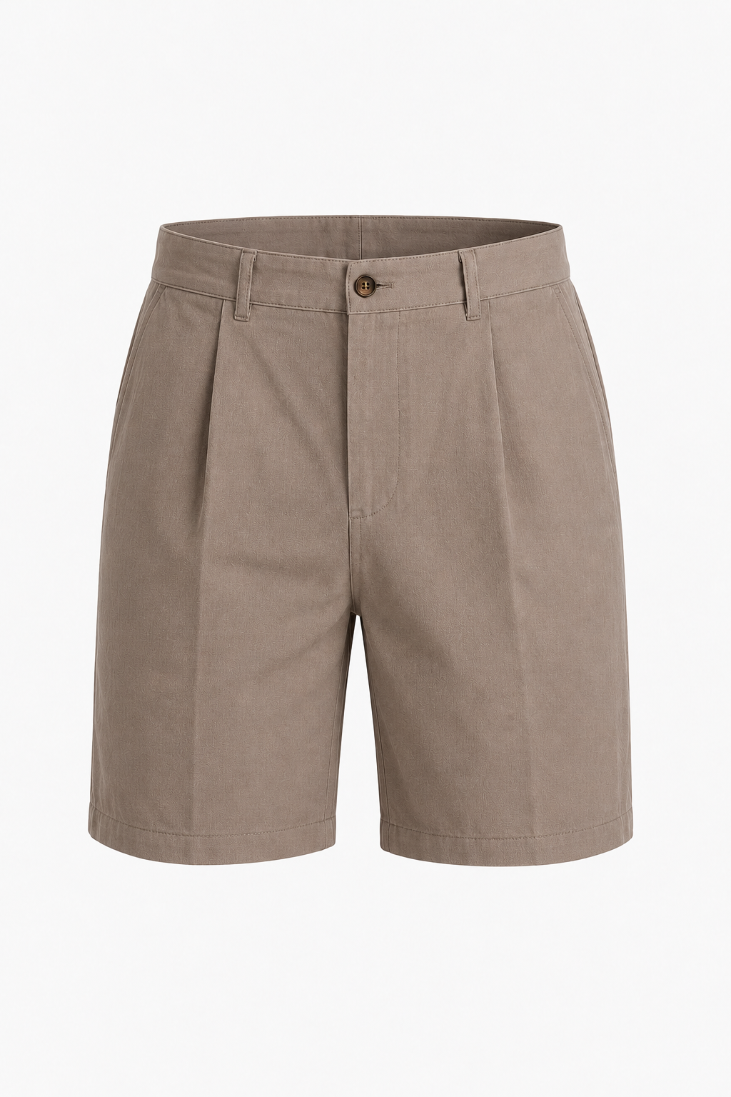 Men's Shorts in Taupe Linen - Perfect for Summer and Leisure