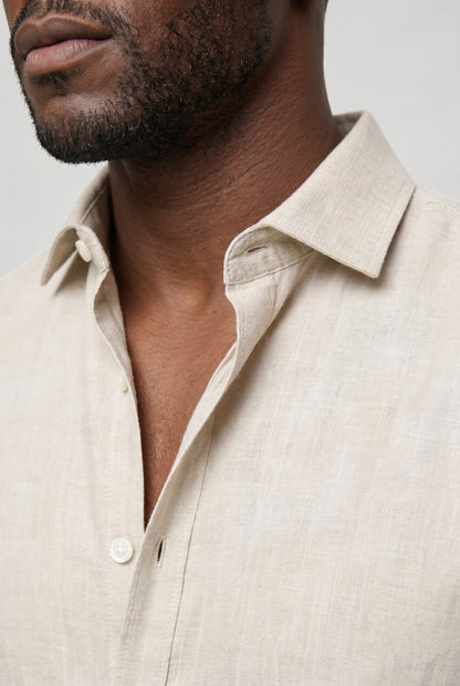 Mens Premium Beige Shirt