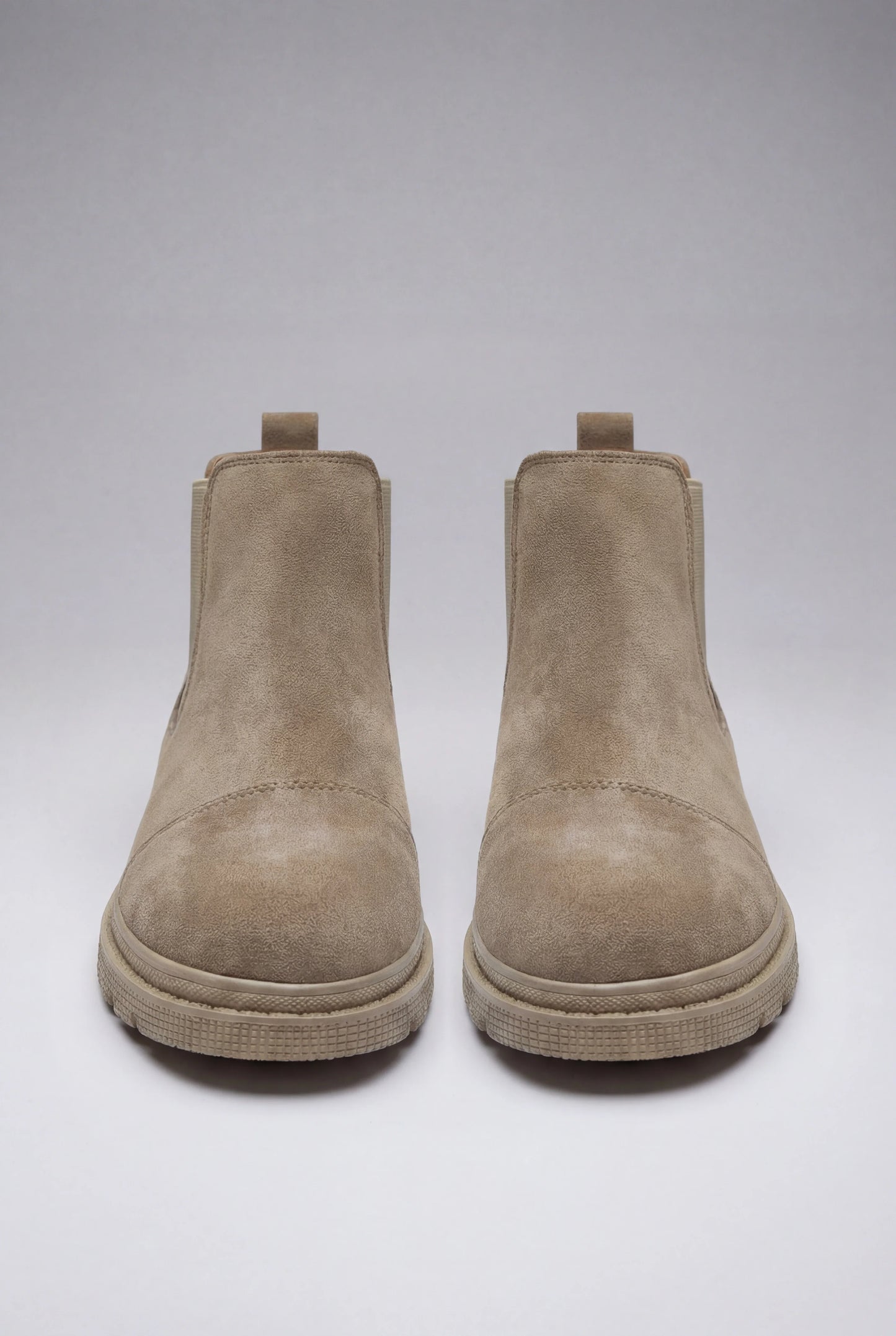 Men's Chelsea Boots - Dark Sand Suede Boots in Classic Regular Fit