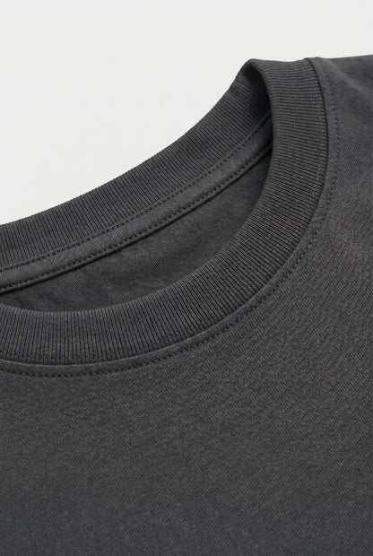 Mens Multipack Anthracite Cotton Tee