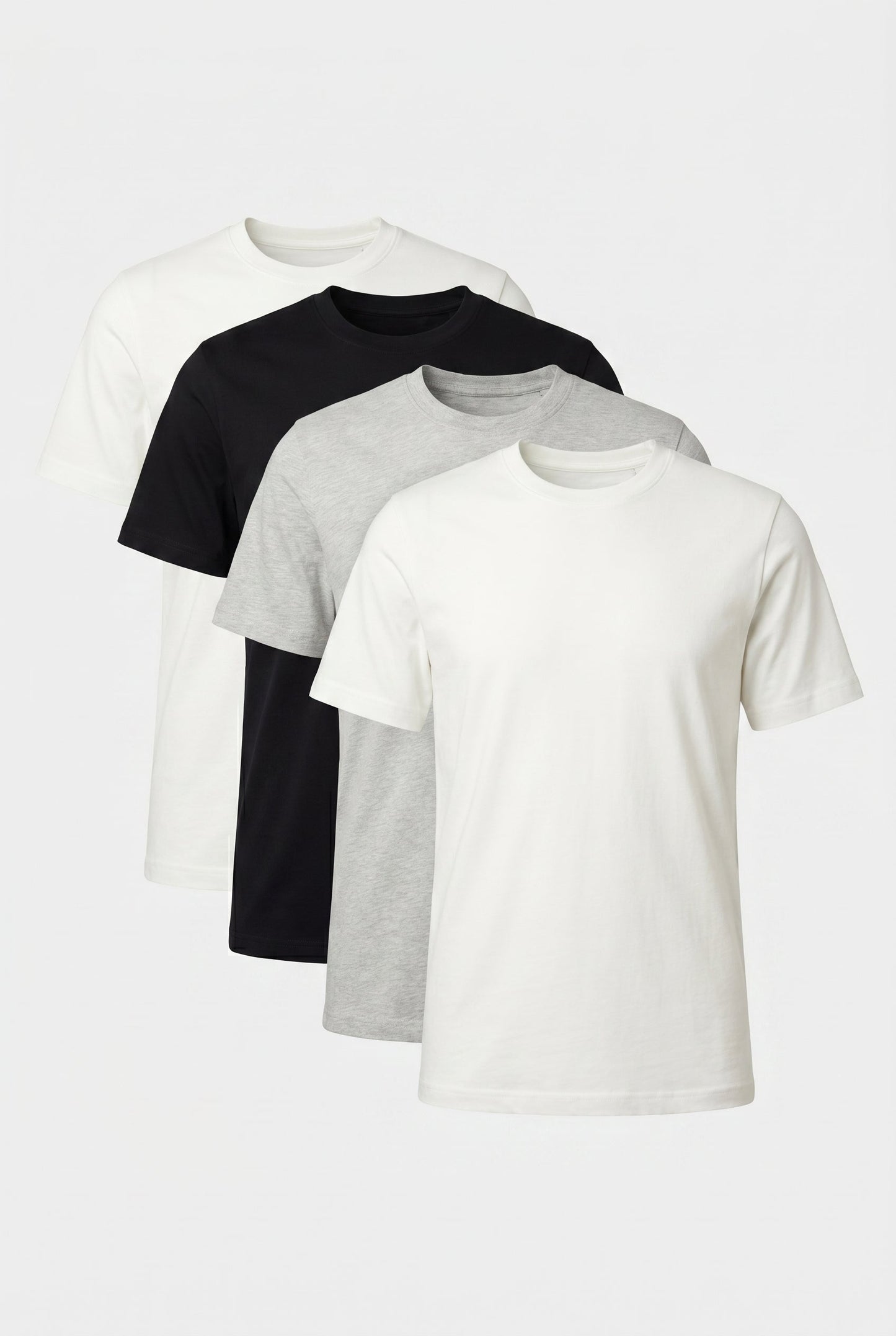 Men's T-shirt 3-pack: Soft cotton T-shirts with a perfect fit