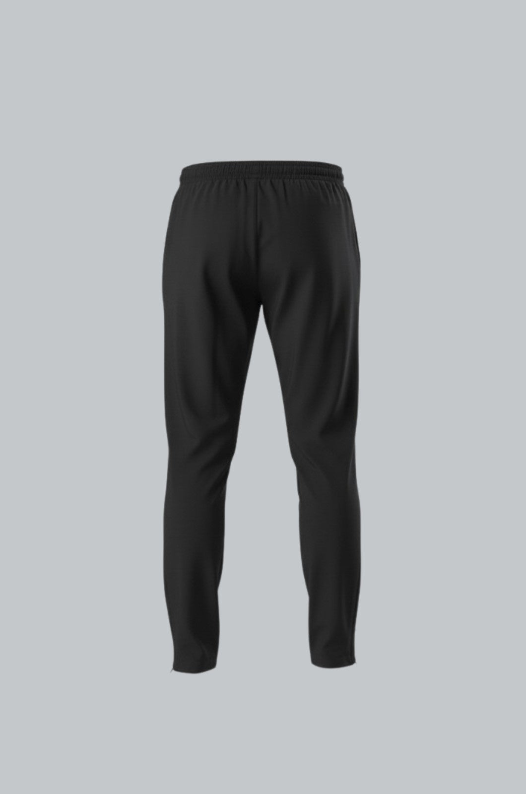 Men's Merino Wool Pants Black - Soft Regular Fit Wool Pants with Drawstring & Pockets