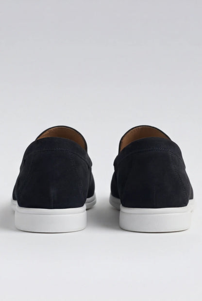 Mens Black Suede Chinos