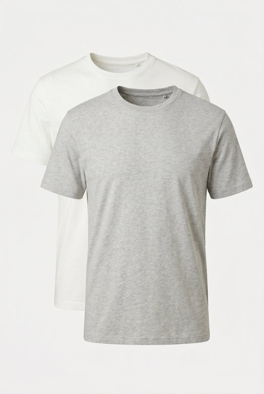 Men's T-shirt 3-pack: Soft cotton T-shirts with a perfect fit