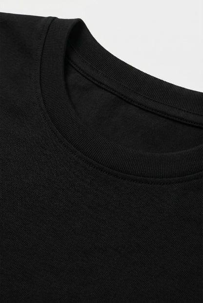 Mens Multipack Black Cotton Tee