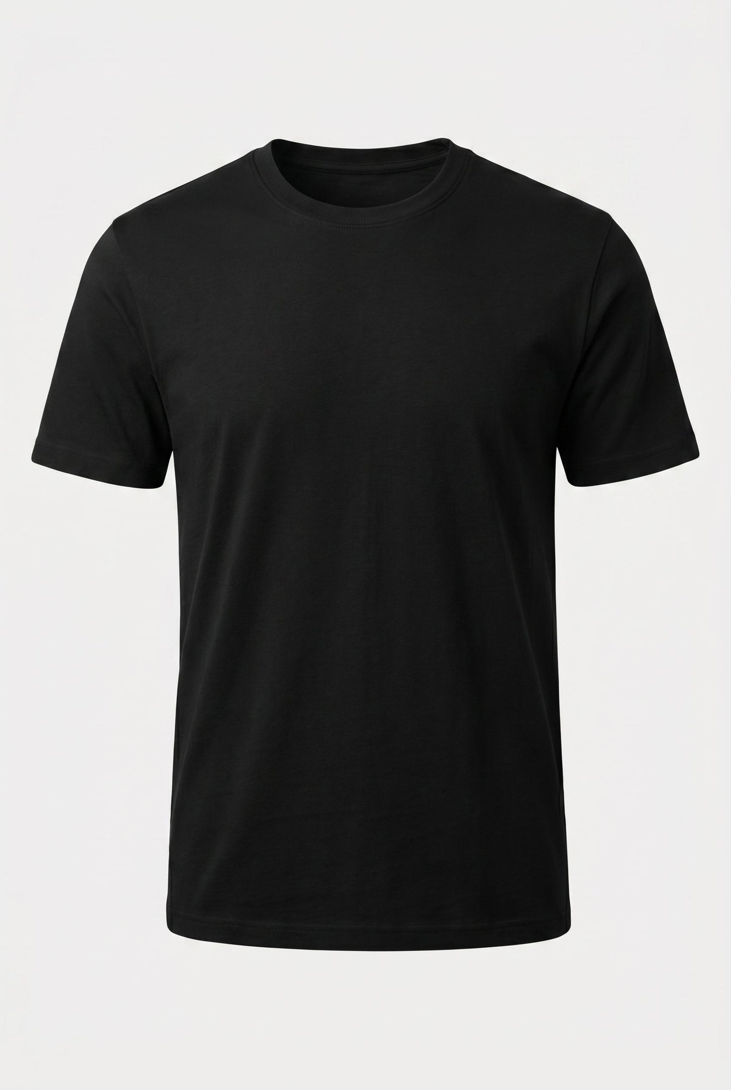 Men's T-shirts – Black Cotton Multipack in Various Sizes