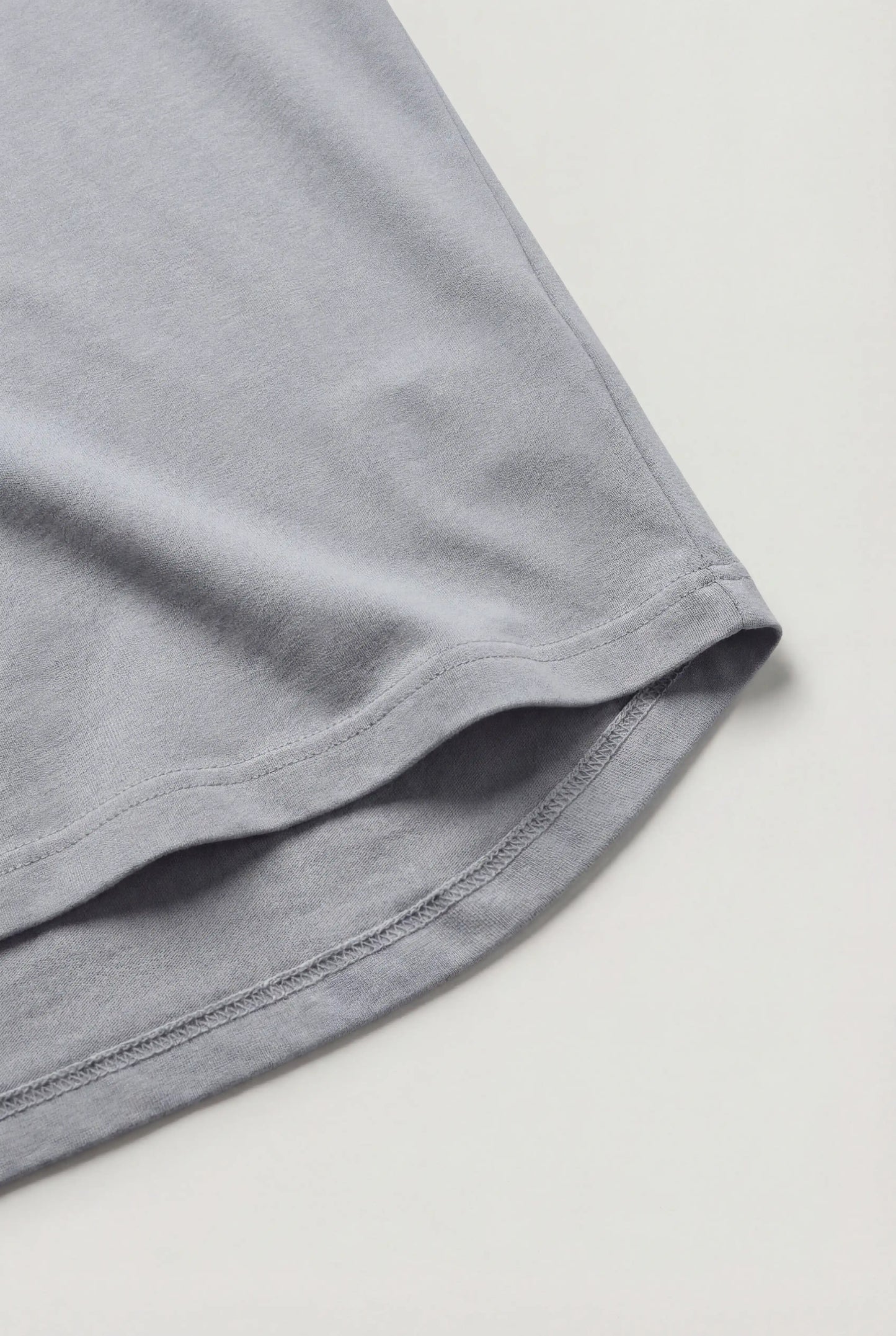 Men's T-Shirt - Iron Gray - Cotton - Breathable Short Sleeve Crew Neck