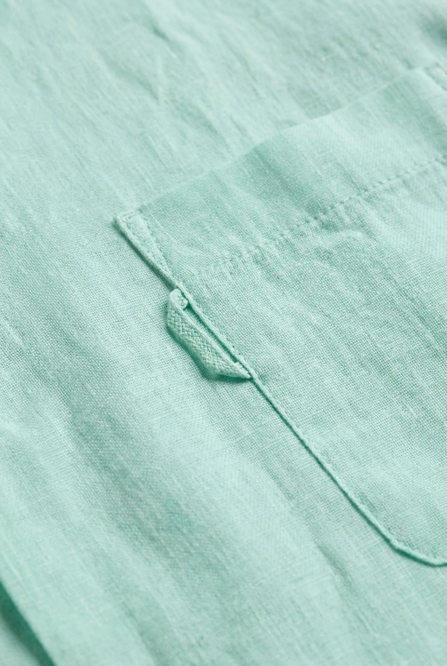 Men's Shirt in Mint Green Microfiber - Regular Fit Shirt for Men