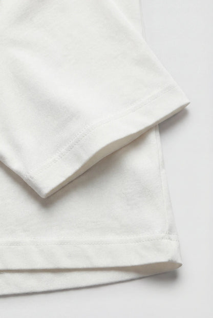 Mens Short Sleeve White Cotton Tee