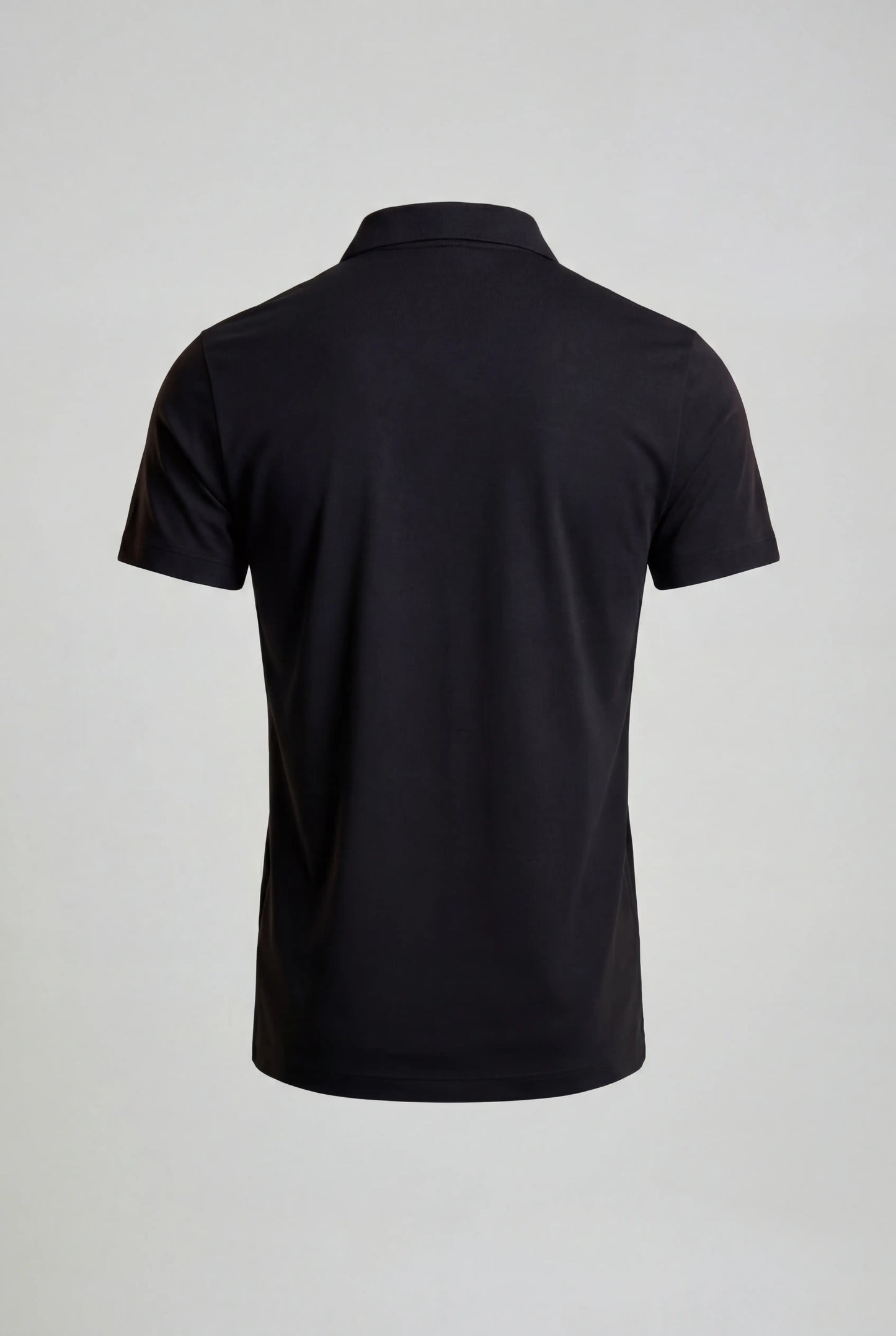 Sort Slim Fit Polo T-shirt for Men – Breathable Technical Fabric for Sports & Everyday Wear