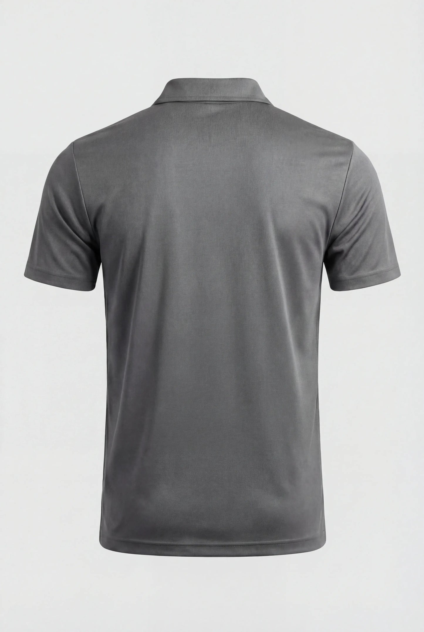 Men's Slim Fit Polo – Gray, Breathable & Technical Quality for Sport & Everyday Wear