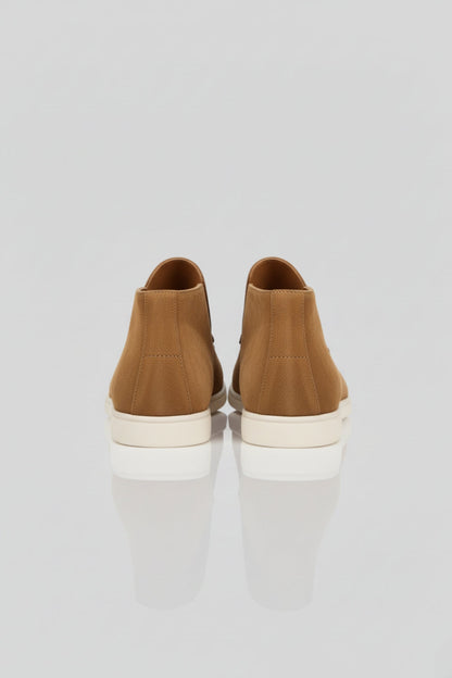 Mens Slip On Brown Suede Loafers