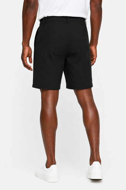 Mens Black Linen Shorts