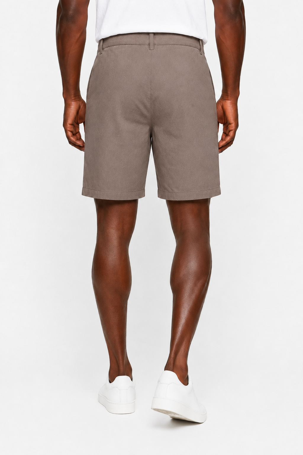 Men's Shorts in Taupe Linen - Perfect for Summer and Leisure