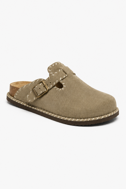 Mens Sand Suede Sandals