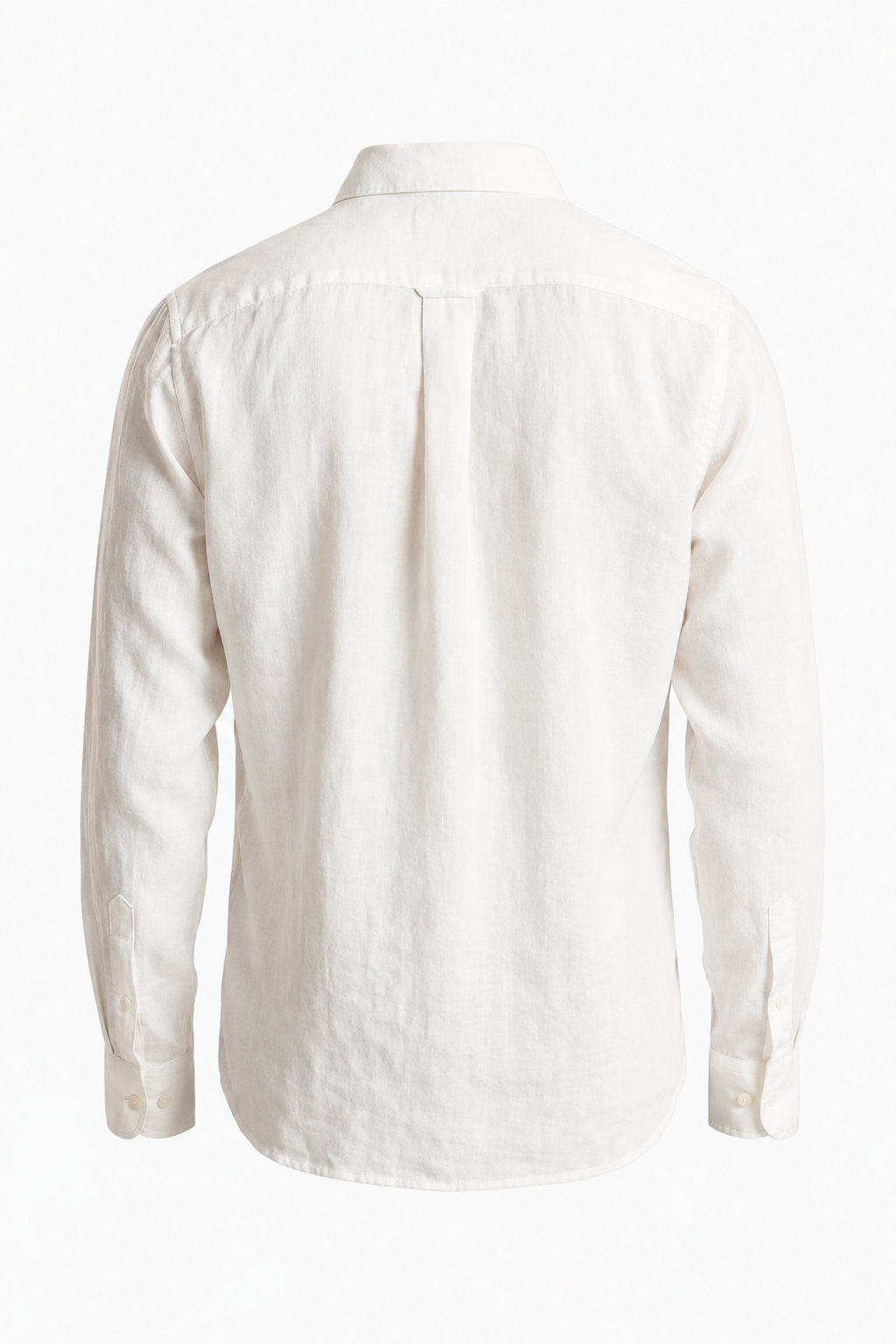 White Microfiber Shirt for Men – Regular Fit, Breathable & Comfortable Microfiber