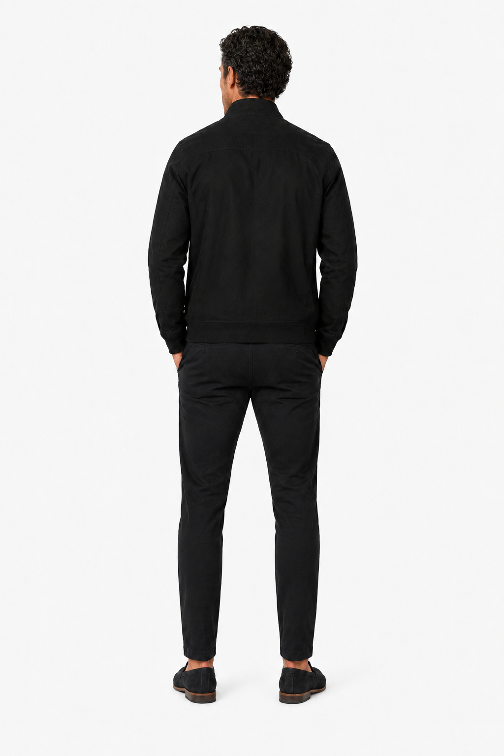 Men's Bomber Jacket Black | Classic Regular Fit Jacket in Premium Quality