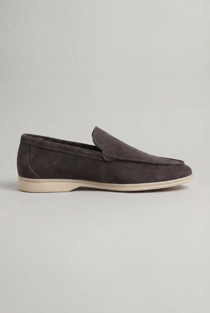 Mens Chocolate Brown Suede Chinos