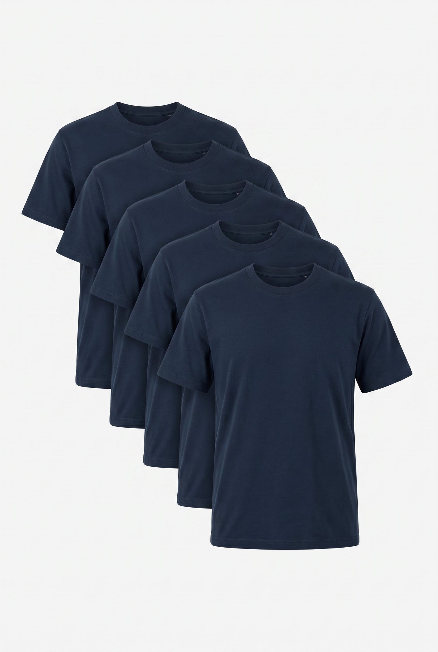Men's T-shirt – Navy Cotton, Soft & Breathable Multi-Pack in Premium Quality