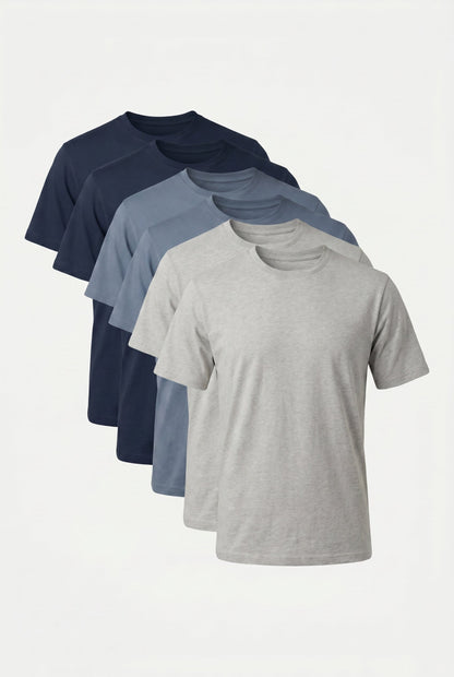 Mens Multipack Ocean Cotton Tee