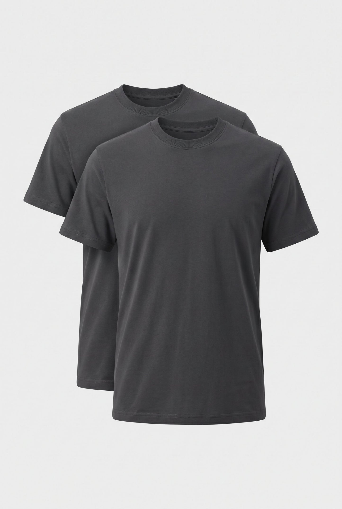 T-shirts for men in anthracite - Multipack with soft cotton