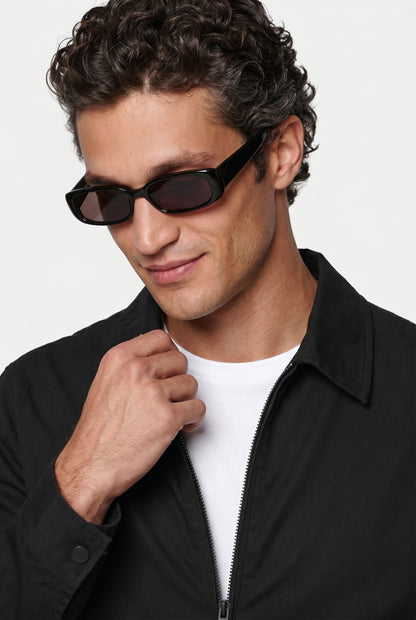 Mens Regular Fit Black Jacket