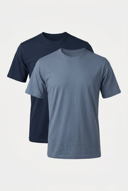 Men's T-shirts: Ocean Trio 3-pack soft cotton T-shirts for everyday and leisure