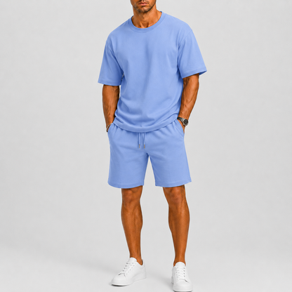 Men's Oversized Set with T-Shirt and Shorts – Relaxed Fit